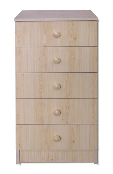 5 fiókos fél komód