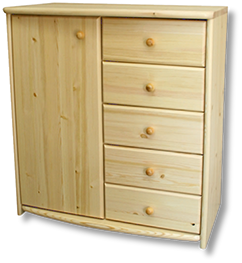 ANDI 1A 5F 90 magas komód