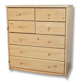 ANDI 3+4F 90 magas komód