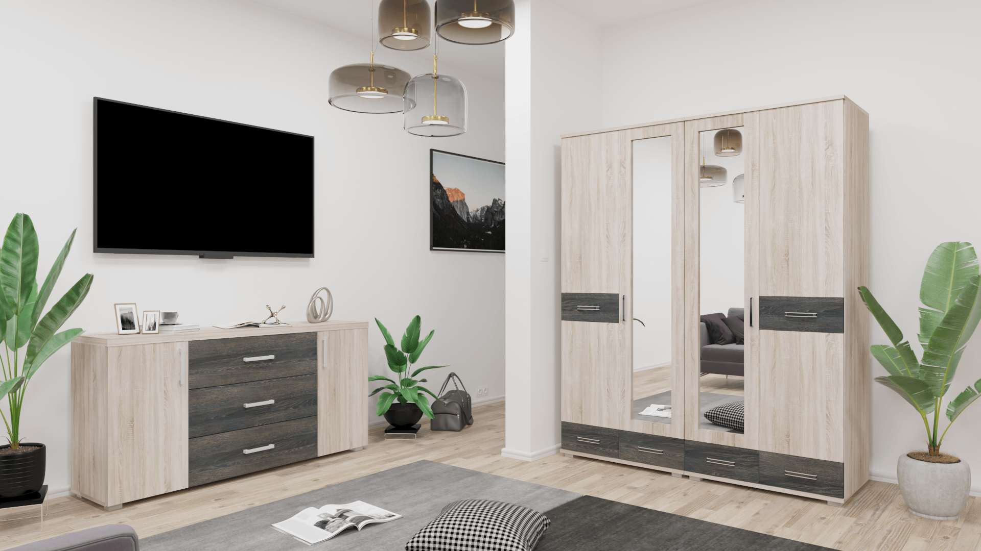 Corpus Next Gardrób 160 cm