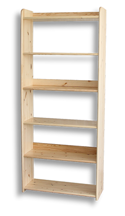 TAMÁS álló könyvespolc