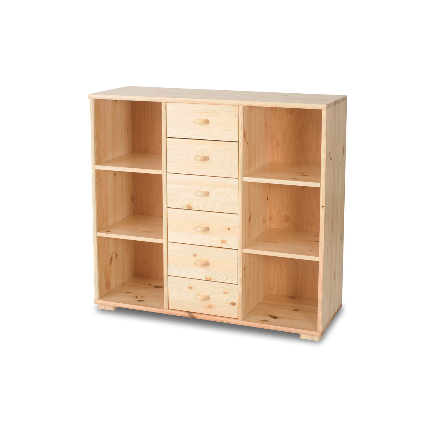 Vanessa 6 fiókos nyitott komód